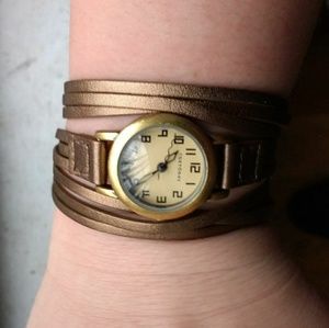 TOKYObay Gold Strap Watch